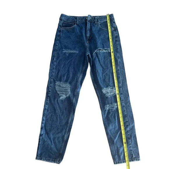 BDG Sustain Blue Mom Jeans Denim Distressed High Waisted W 30 - Picture 3 of 10